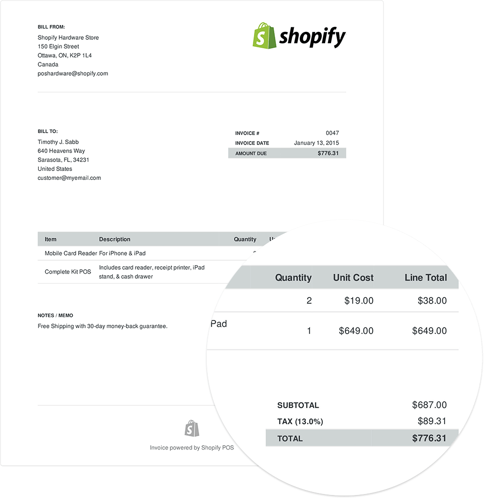 free invoice template printable downloadable template