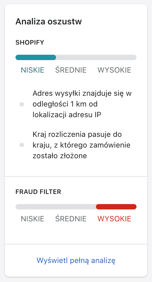 Sekcja analizy ryzyka