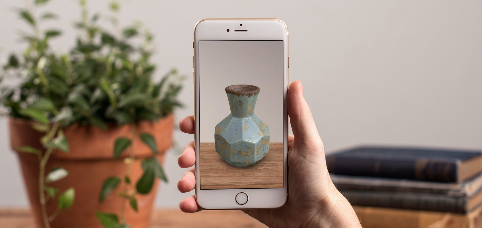 Viewing a vase in 3D