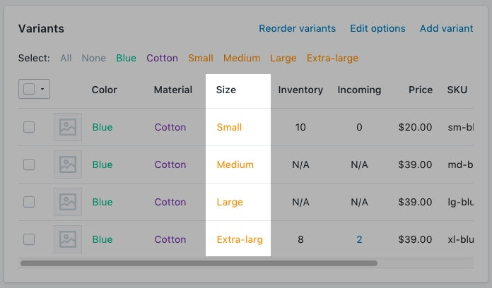 Sizing Charts: How to Make a Size Chart for your Retail Business (2023) -  Shopify