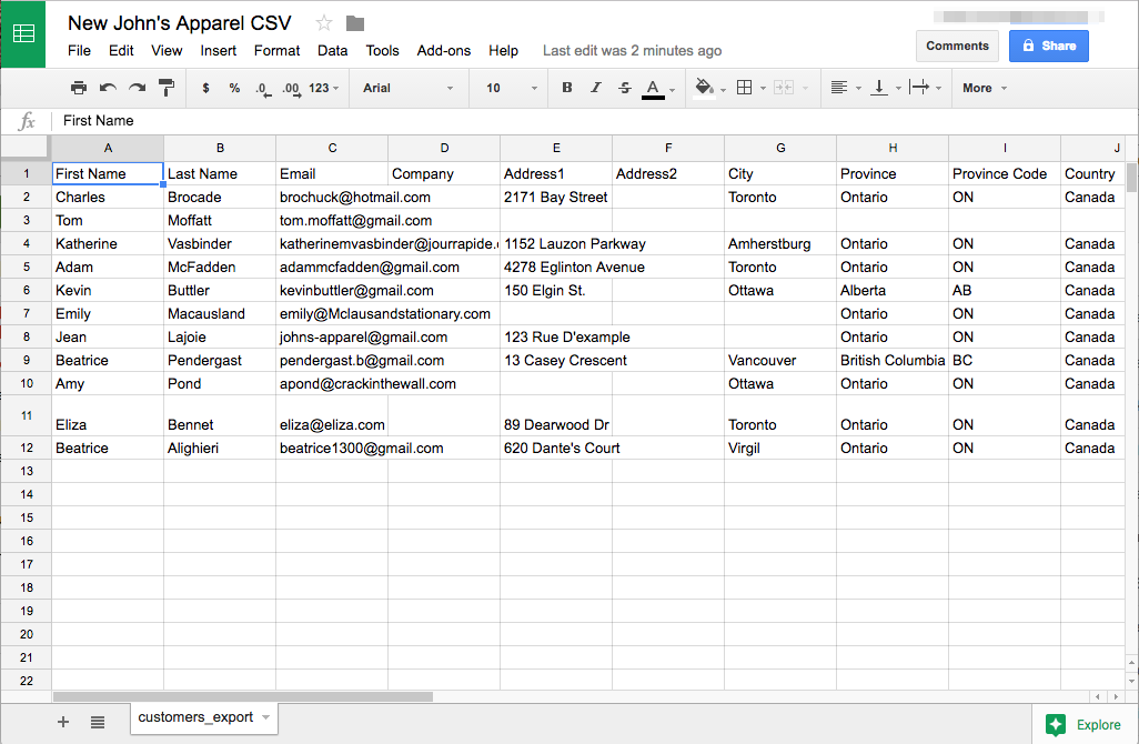 Using Csv Files · Shopify Help Center 8377