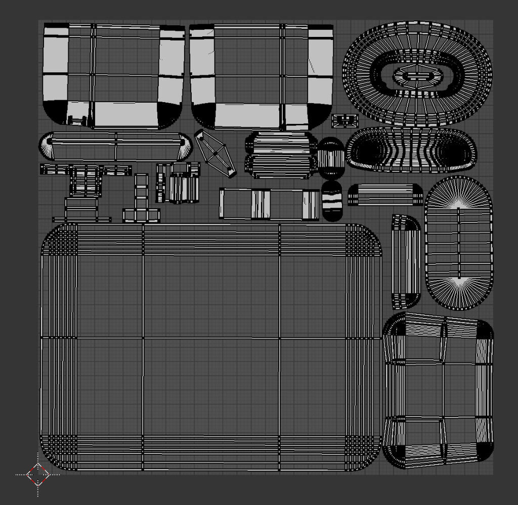 In the UV/Image Editor, make sure that all the UVs are laid out on the grid.