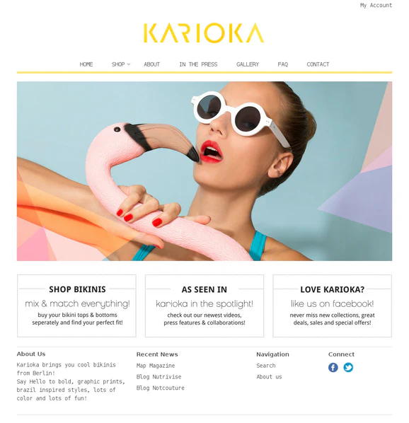 Bikinis Website templates - Ecommerce Bikinis Templates on Shopify