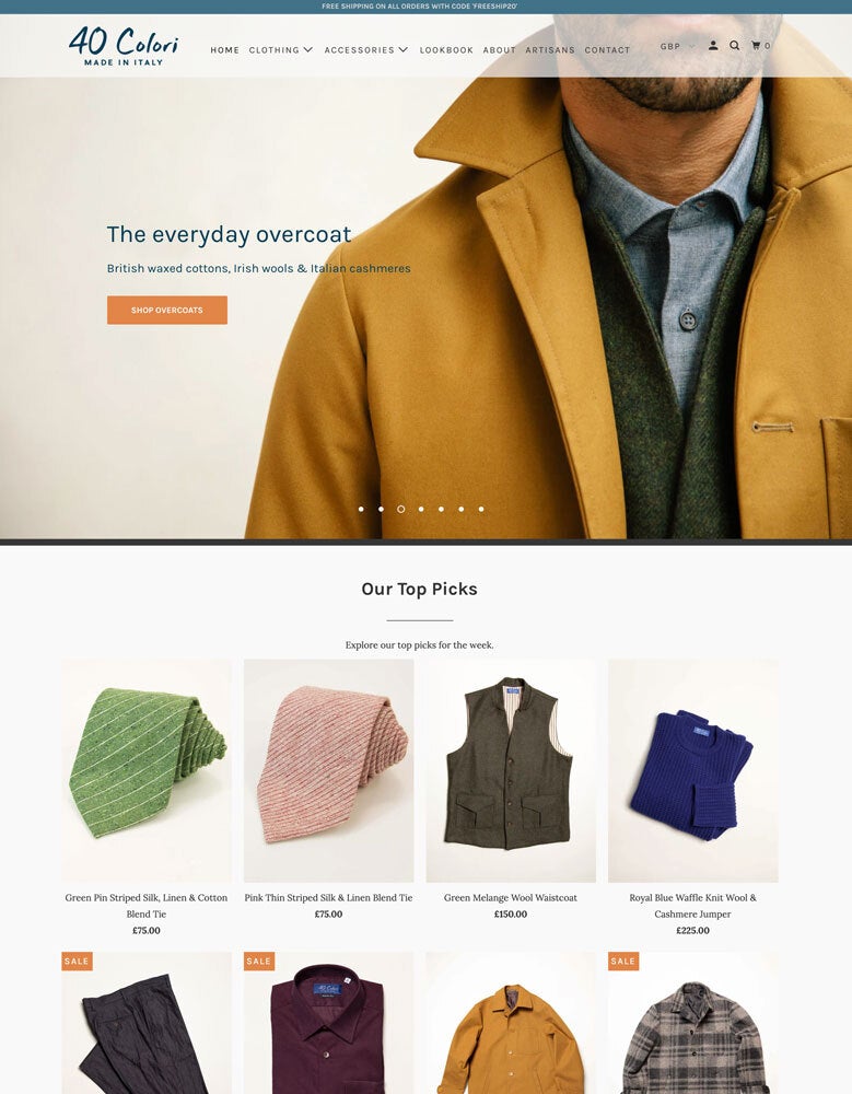 Stores using Parallax