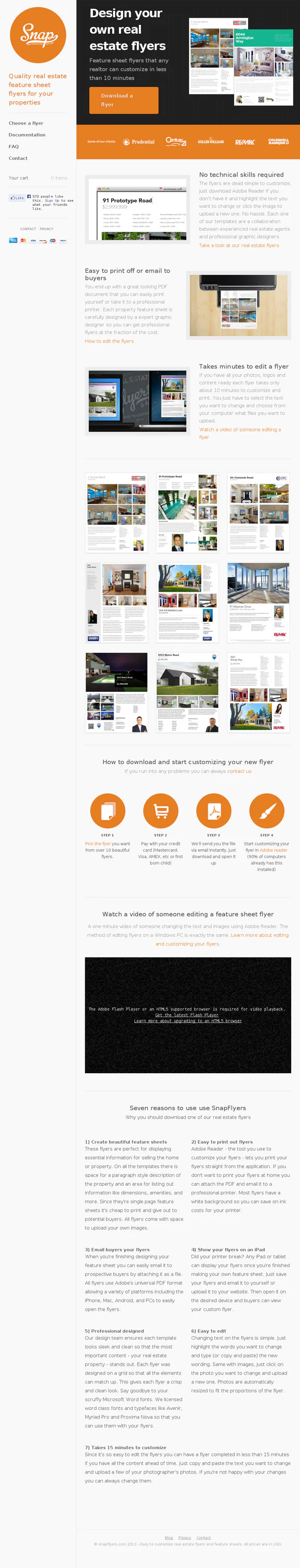 Real Estate Flyers Website templates - Ecommerce Real Estate Flyers  Templates on Shopify