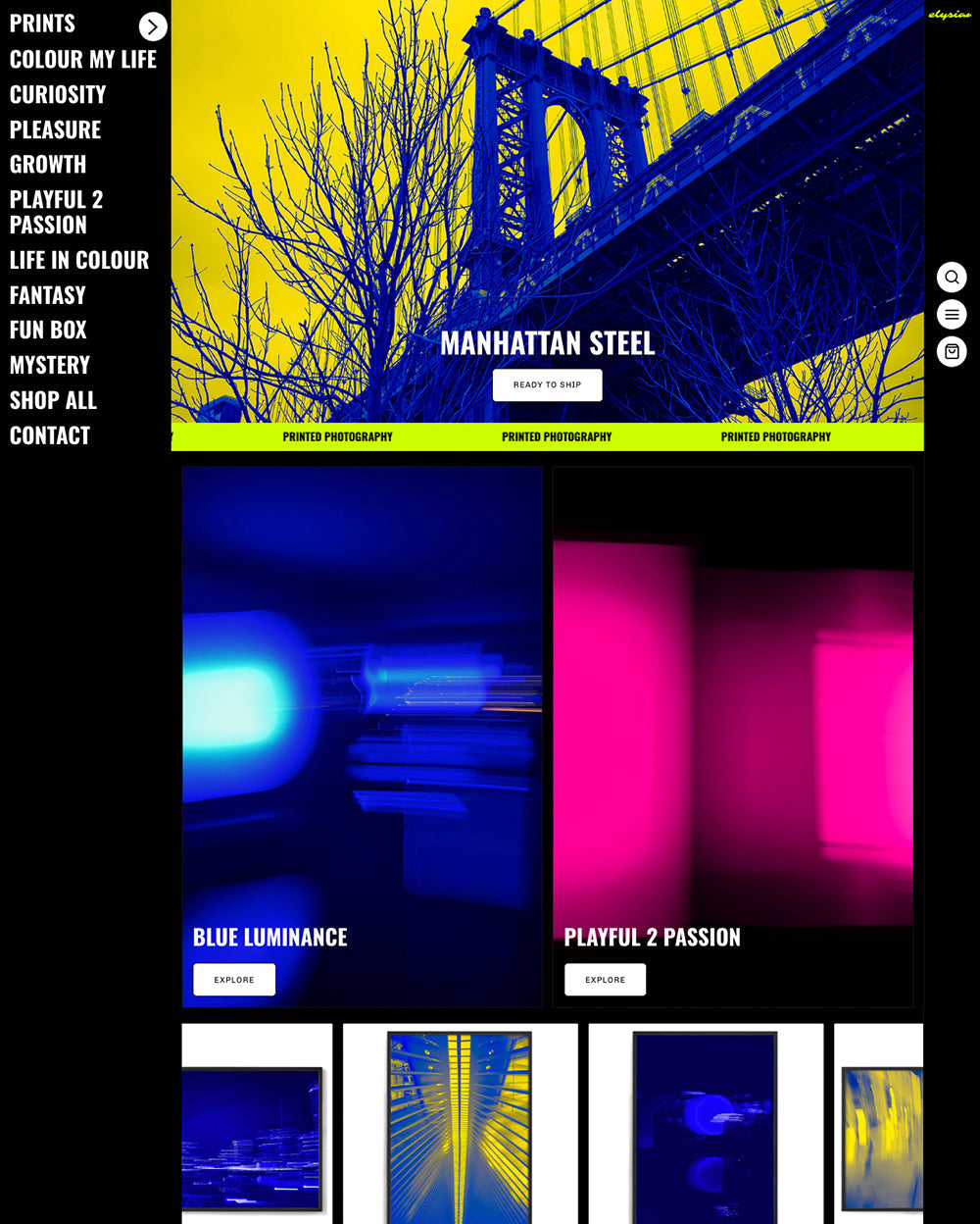 Desktopvoorbeeld van Elysian in de stijl 'Elysian'